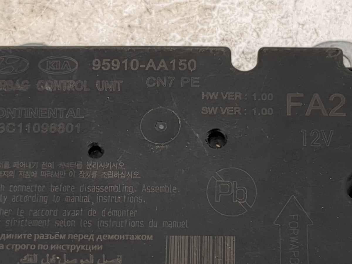 2024 Hyundai Elantra Safety Restraint Srs Airbag Control Module - Oemusedautoparts1.com