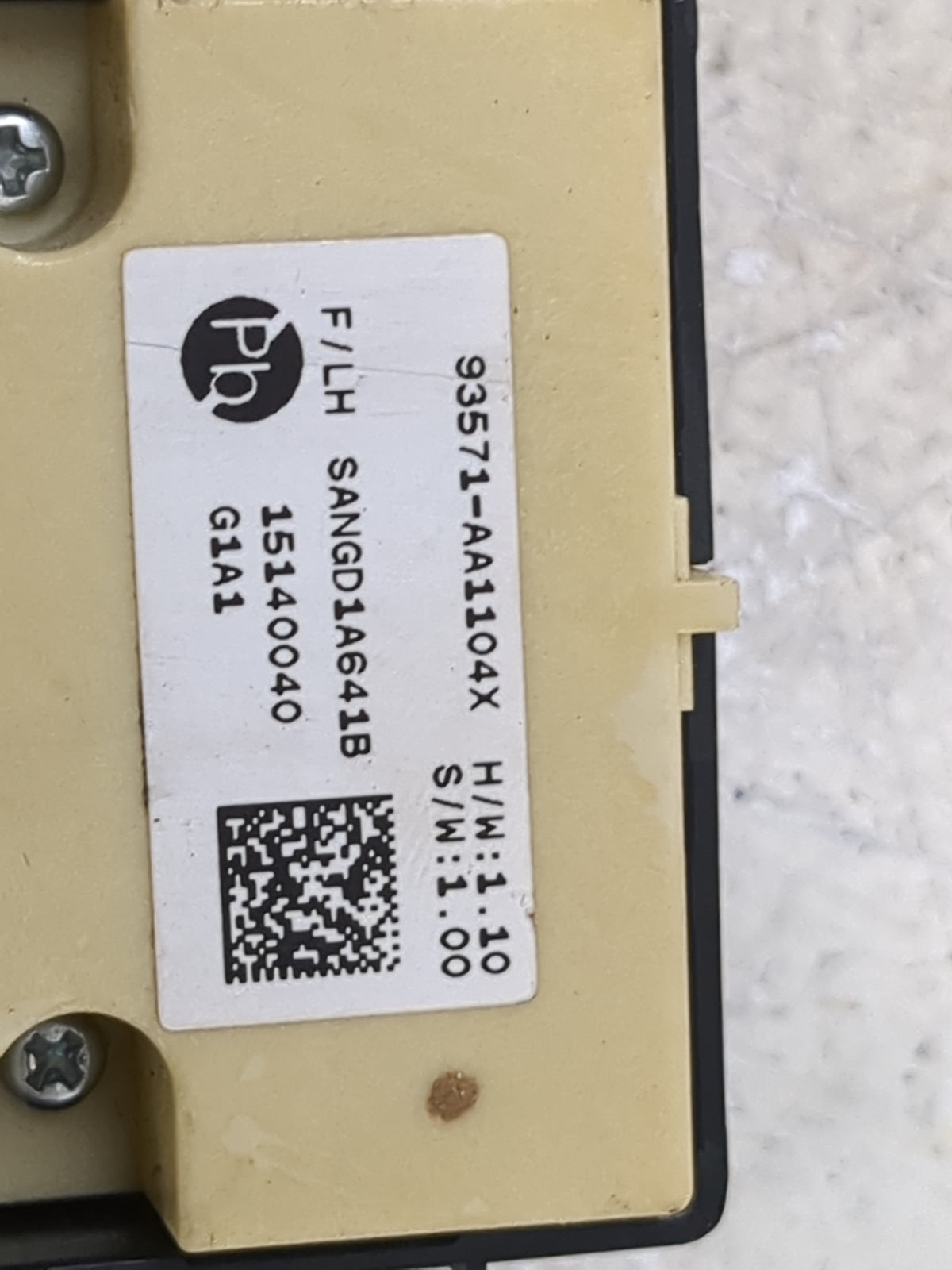 2024-2025 Hyundai Elantra Master Power Window Switch Replacement Driver Side Left P/N:93571-AA1104X SANGD1A641B Fits OEM Use