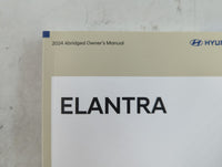 2024 Hyundai Elantra Owners Manual Book Guide P/N:ROAO-EU3ND OEM Used Auto Parts - Oemusedautoparts1.com