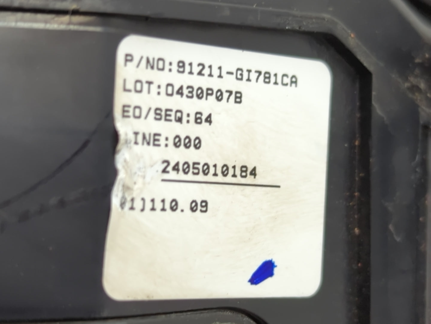 2024 Hyundai Ioniq5 Fusebox Fuse Box Panel Relay Module P/N:91211-G1781CA Fits OEM Used Auto Parts - Oemusedautoparts1.com