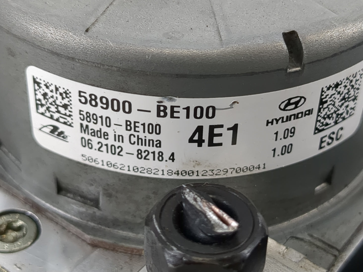 2024 Hyundai Kona ABS Pump Control Module Replacement P/N:58900-BE100 Fits OEM Used Auto Parts - Oemusedautoparts1.com