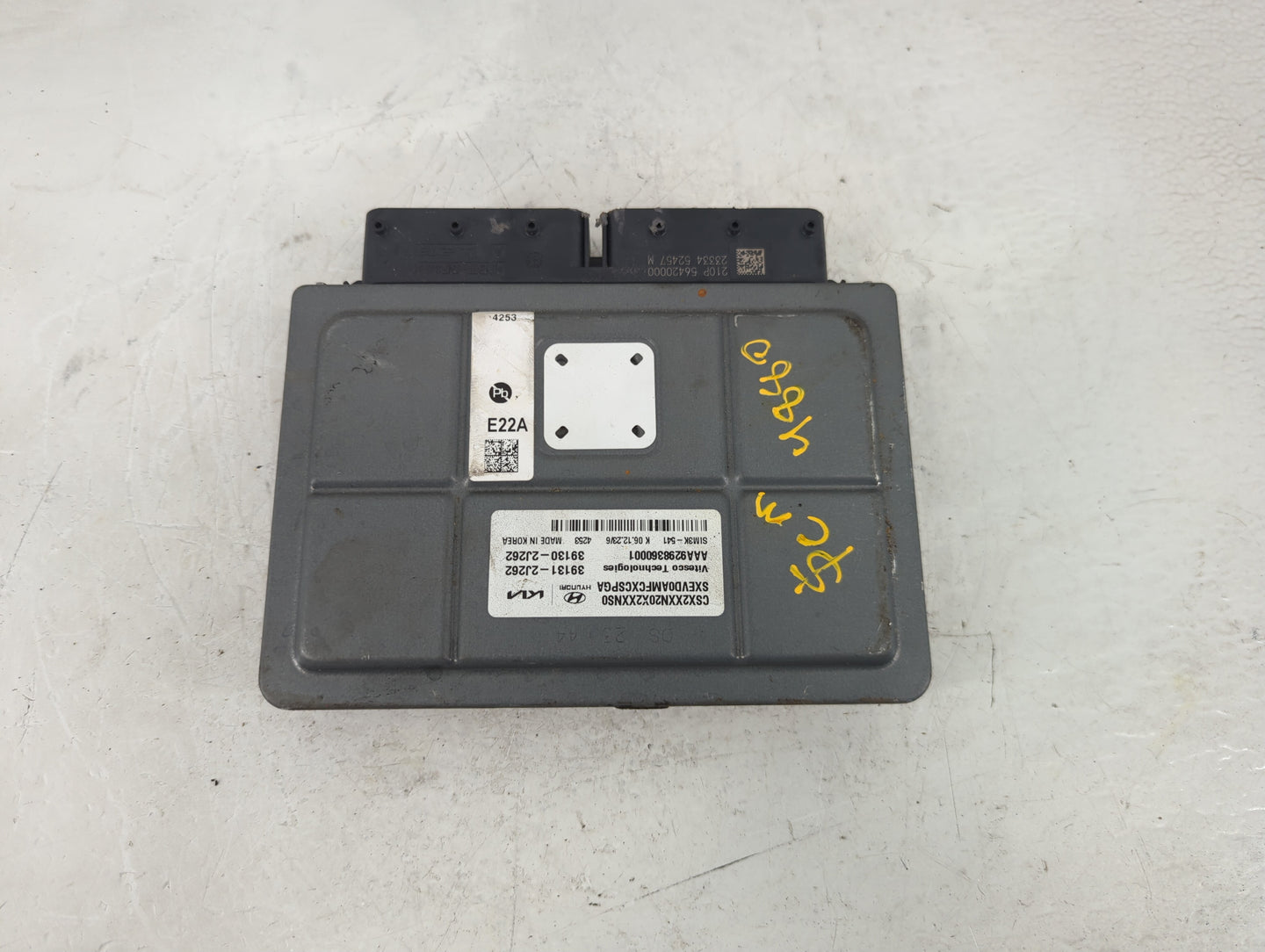 2024 Hyundai Kona PCM Engine Control Computer ECU ECM PCU OEM P/N:39130-2J262 39131-2J262 Fits OEM Used Auto Parts - Oemused