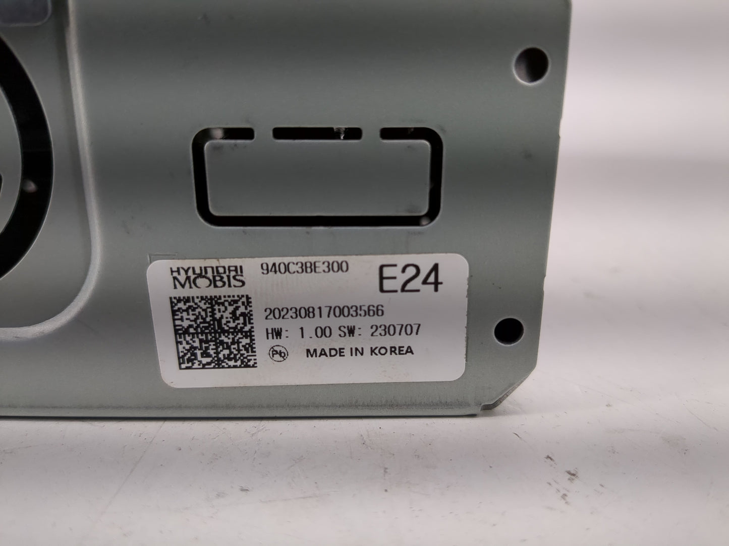 2024 Hyundai Kona Radio AM FM Cd Player Receiver Replacement P/N:940C3BE300 Fits OEM Used Auto Parts - Oemusedautoparts1.com