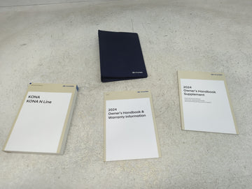 2024 Hyundai Kona Owners Manual Book Guide P/N:R1EO-EU3O1 OEM Used Auto Parts - Oemusedautoparts1.com