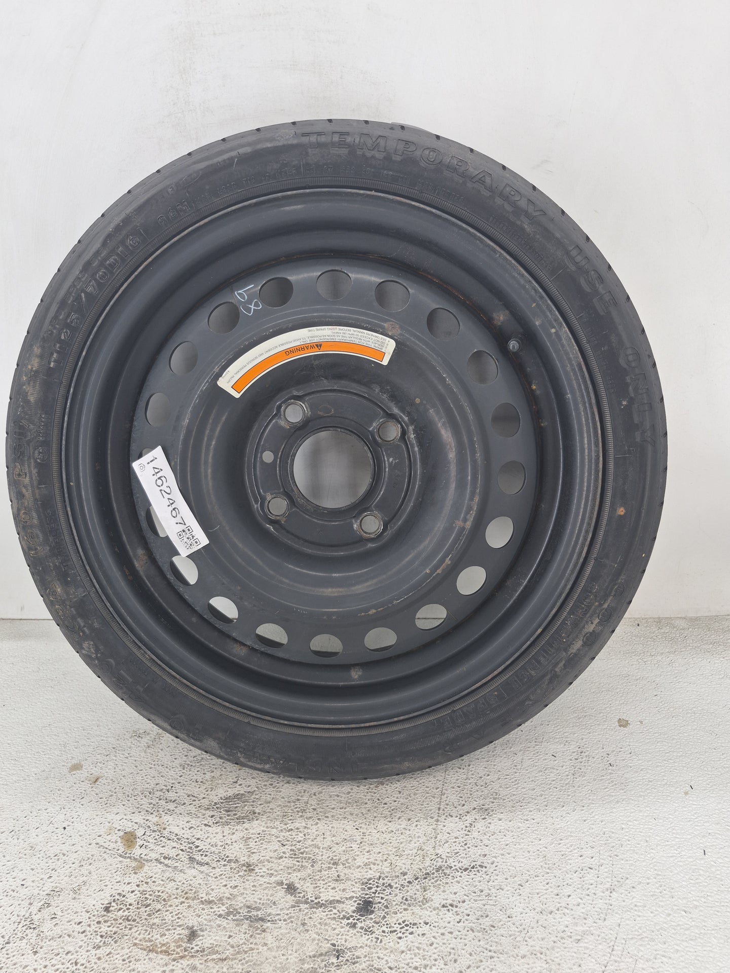 2018-2022 Hyundai Kona Spare Donut Tire Wheel Rim Oem 1462467 - Oemusedautoparts1.com