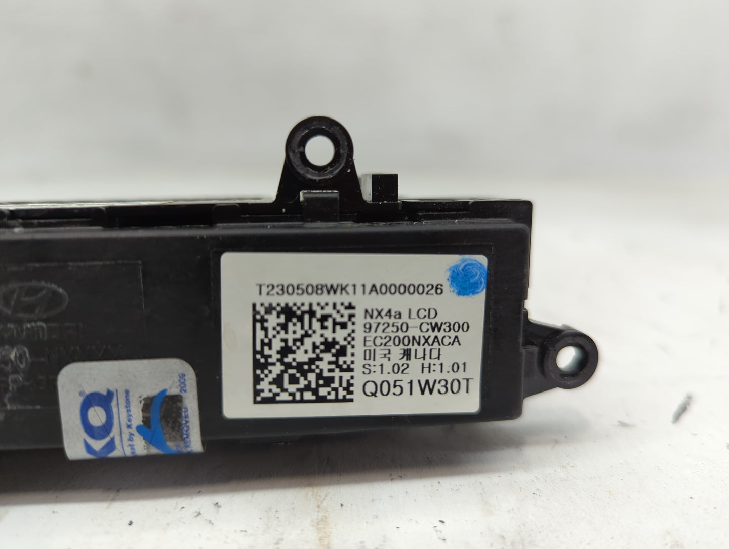 2024 Hyundai Santa Cruz Climate Control Module Temperature AC/Heater Replacement P/N:97250-CW300 Fits OEM Used Auto Parts - 