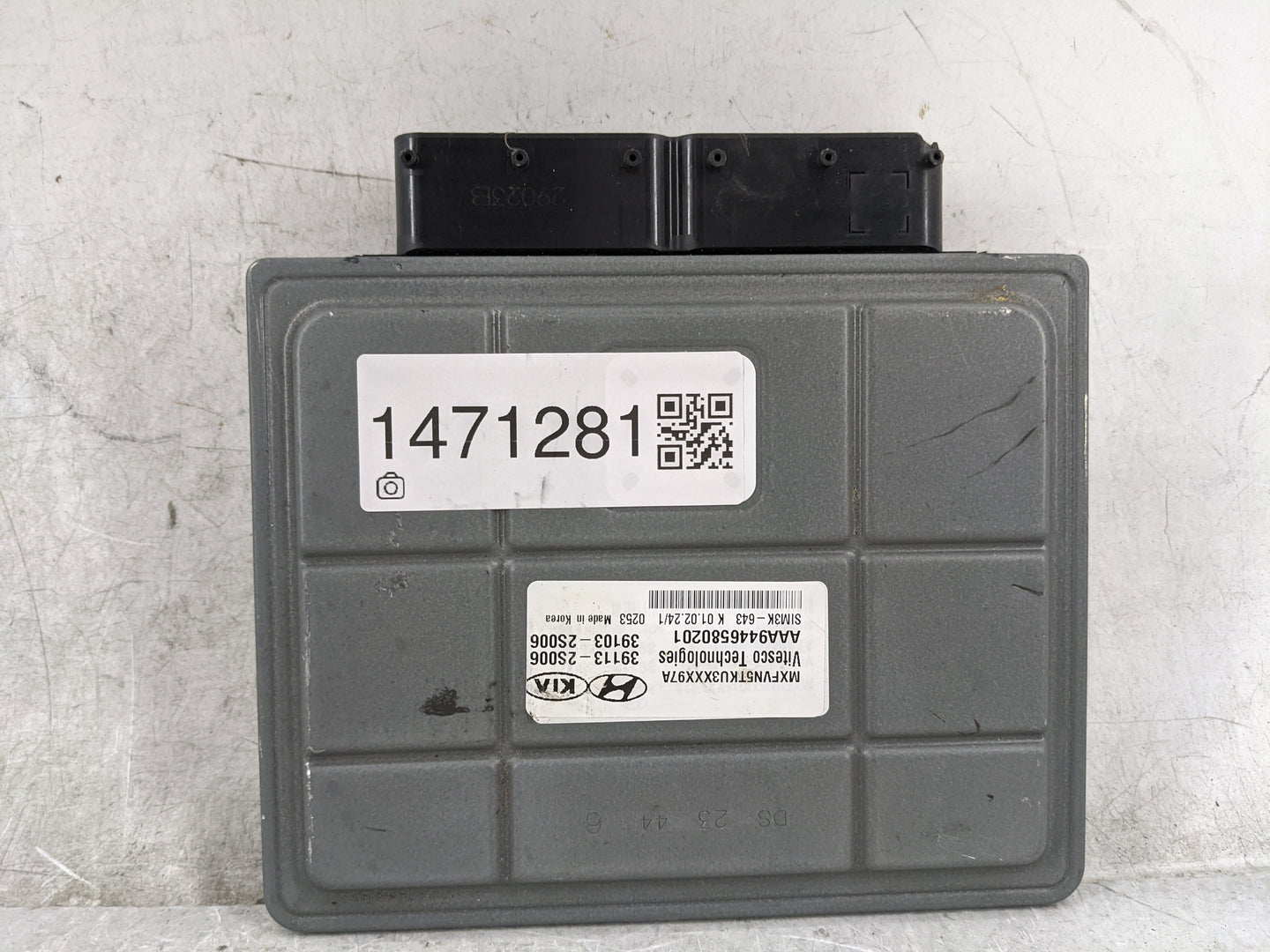 2024 Hyundai Santa Fe PCM Engine Control Computer ECU ECM PCU OEM P/N:39113-2S006 39103-2S006, AAA9446580201 Fits OEM Used A