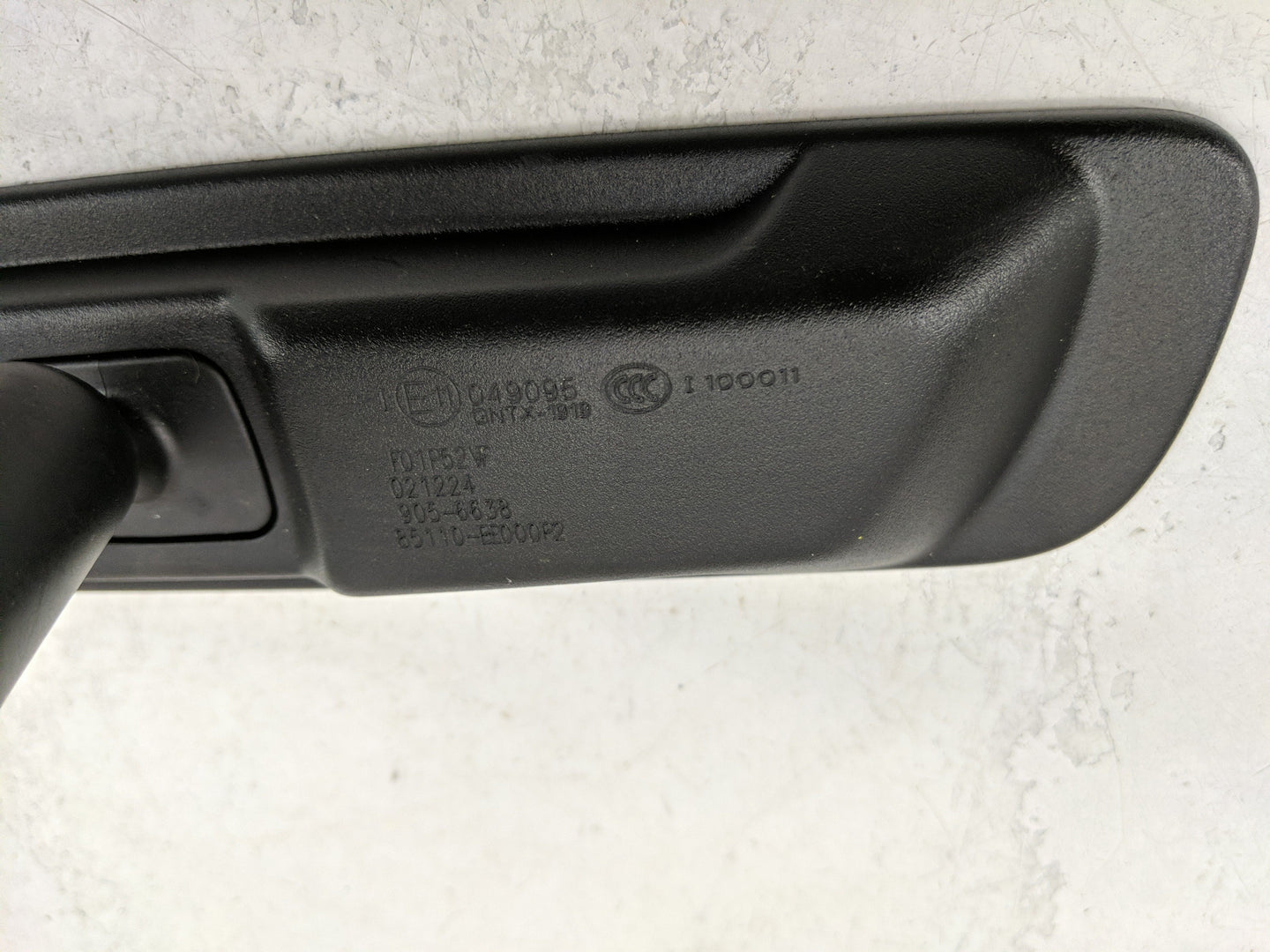 2024 Hyundai Sonata Interior Rear View Mirror Replacement OEM P/N:E11049096 Fits OEM Used Auto Parts - Oemusedautoparts1.com
