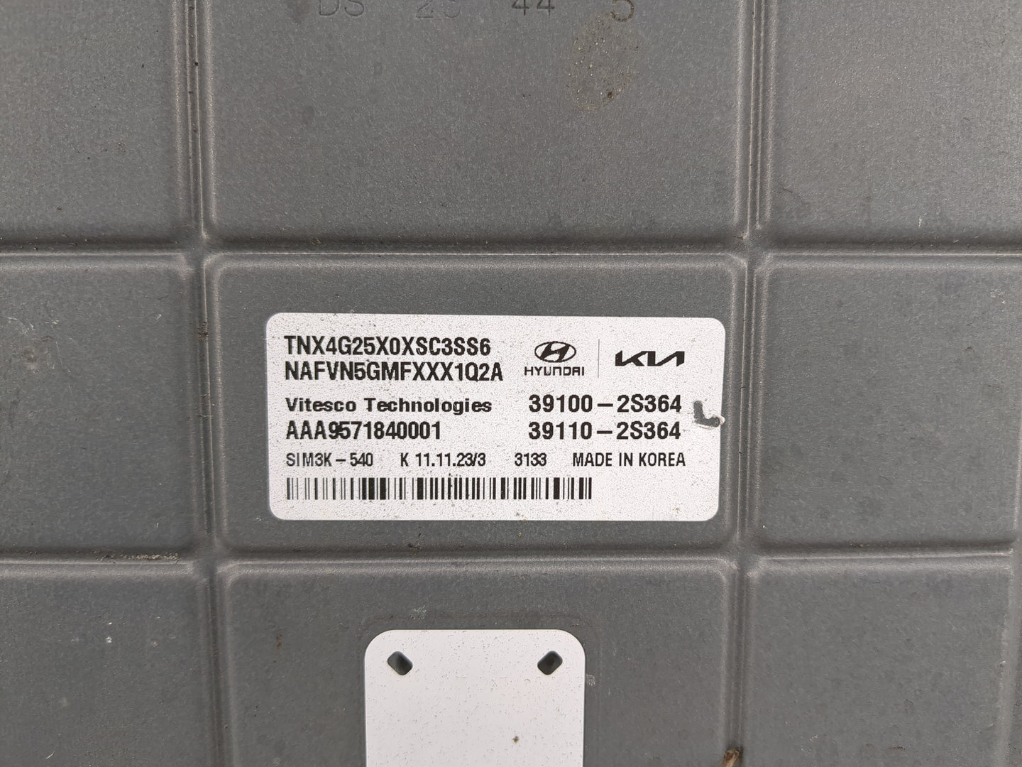 2024 Hyundai Tucson PCM Engine Control Computer ECU ECM PCU OEM P/N:39110-2S364 39100-2S364 Fits OEM Used Auto Parts - Oemus