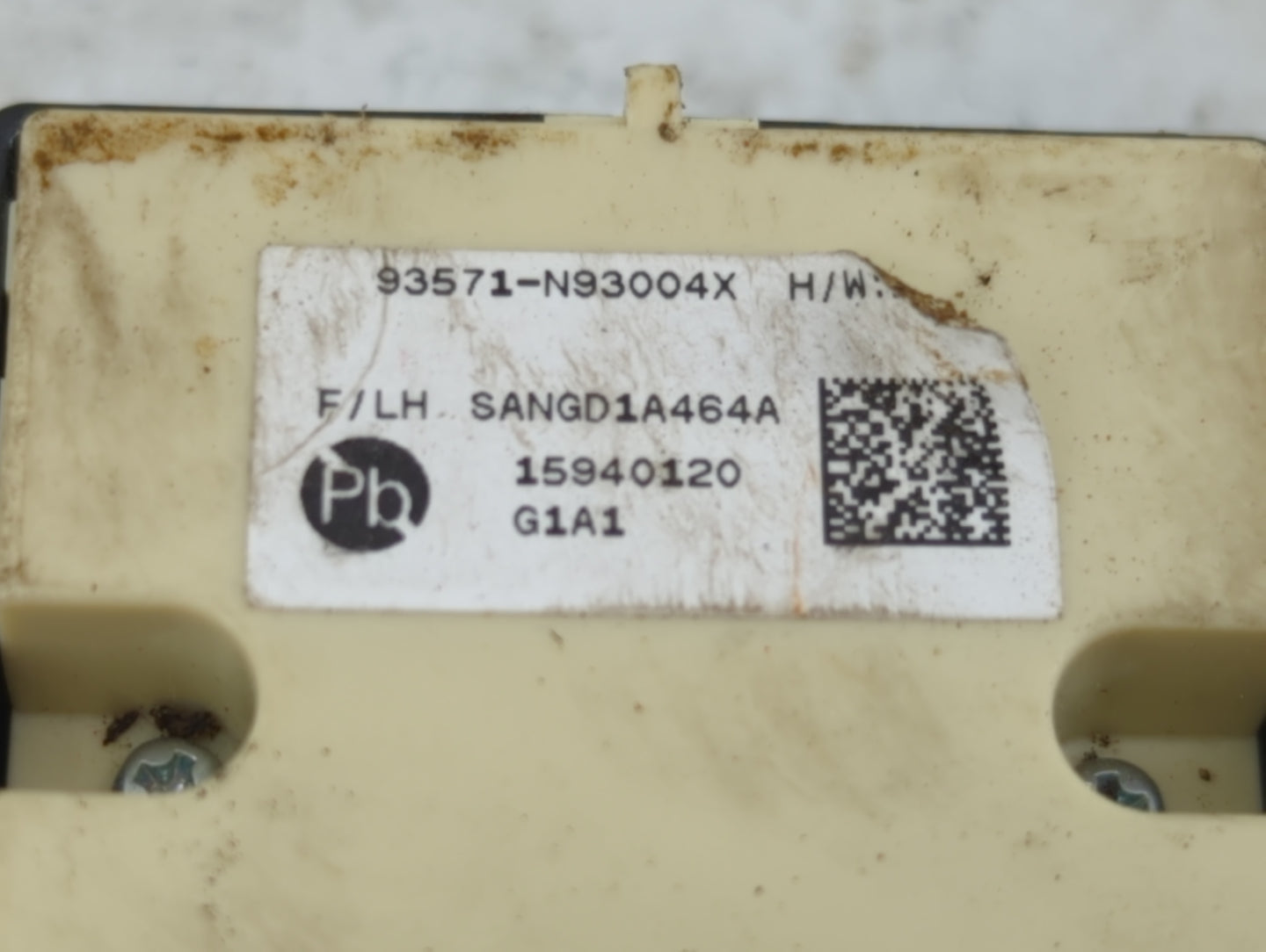 2022 Hyundai Tucson Master Power Window Switch Replacement Driver Side Left P/N:93571-N93004X Fits Fits 2021 OEM Used Auto P