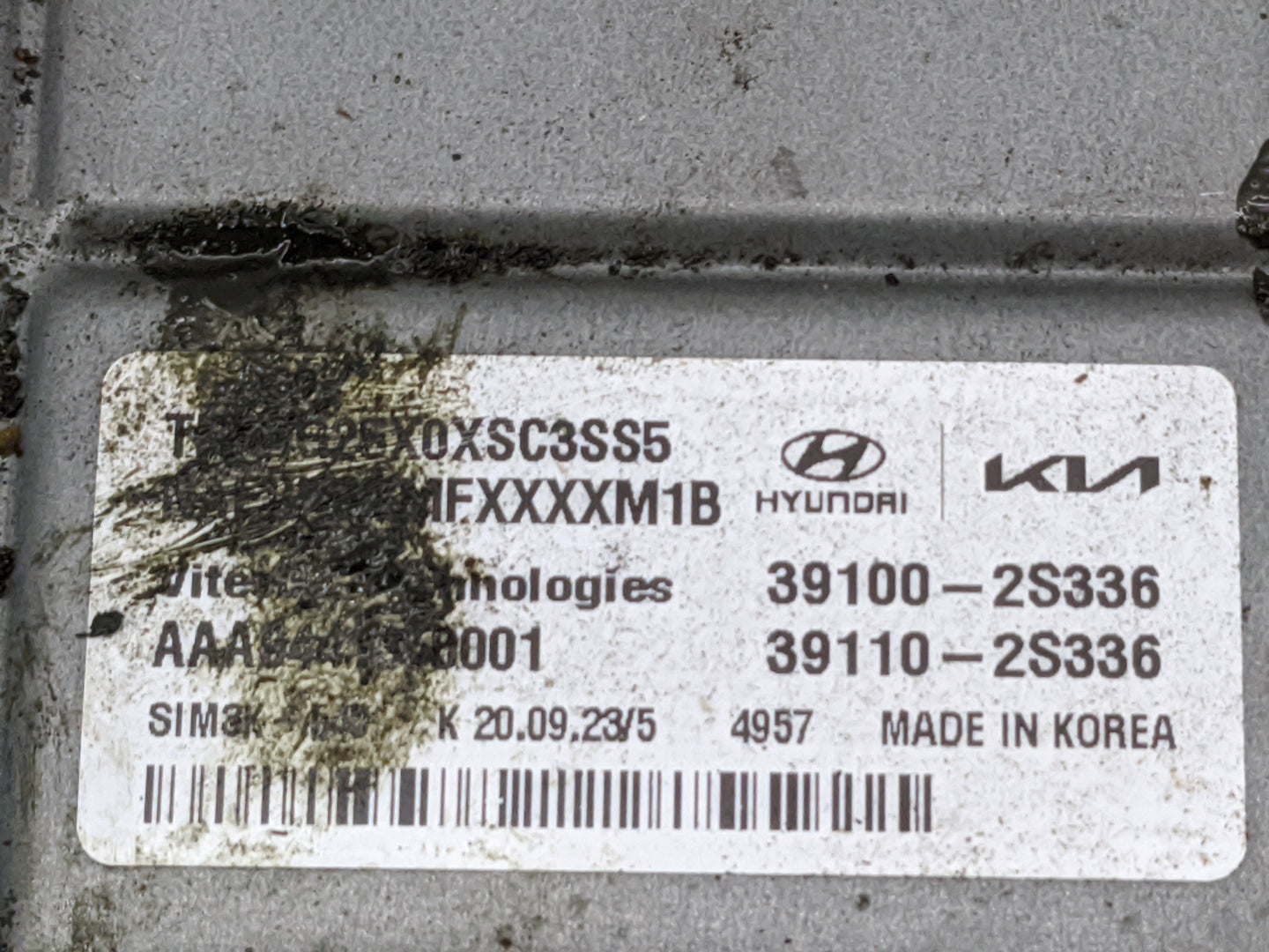 2024 Hyundai Tucson PCM Engine Control Computer ECU ECM PCU OEM P/N:39100-2S336 39110-2S336 Fits OEM Used Auto Parts - Oemus