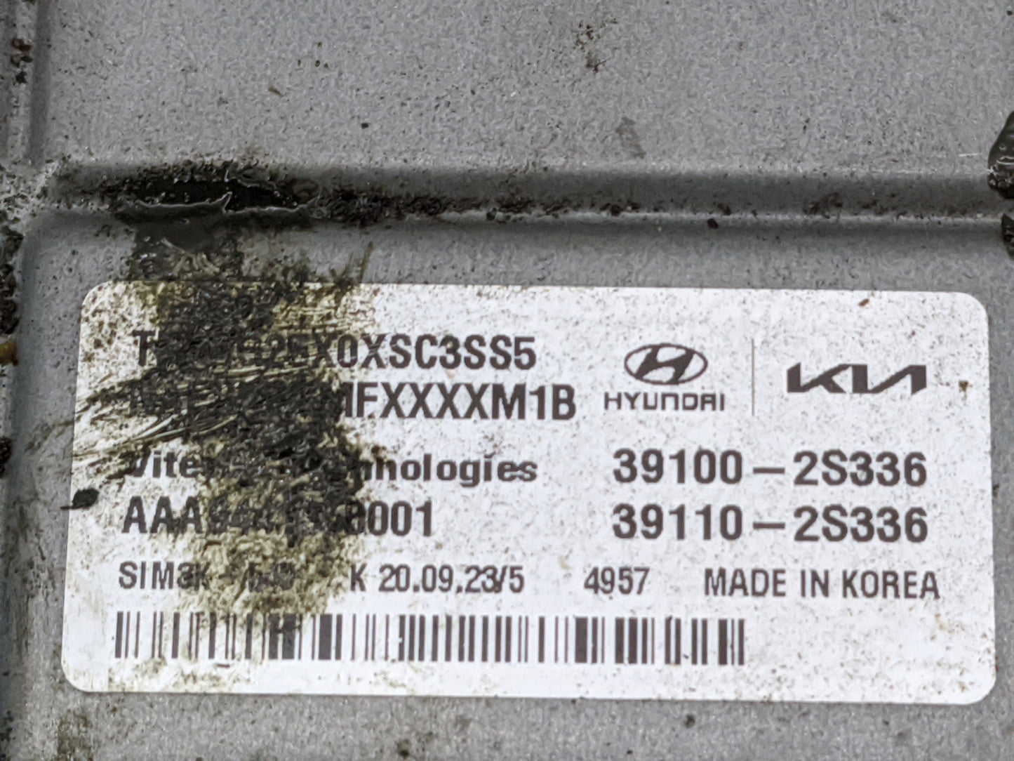 2024 Hyundai Tucson PCM Engine Control Computer ECU ECM PCU OEM P/N:39100-2S336 39110-2S336 Fits OEM Used Auto Parts - Oemus