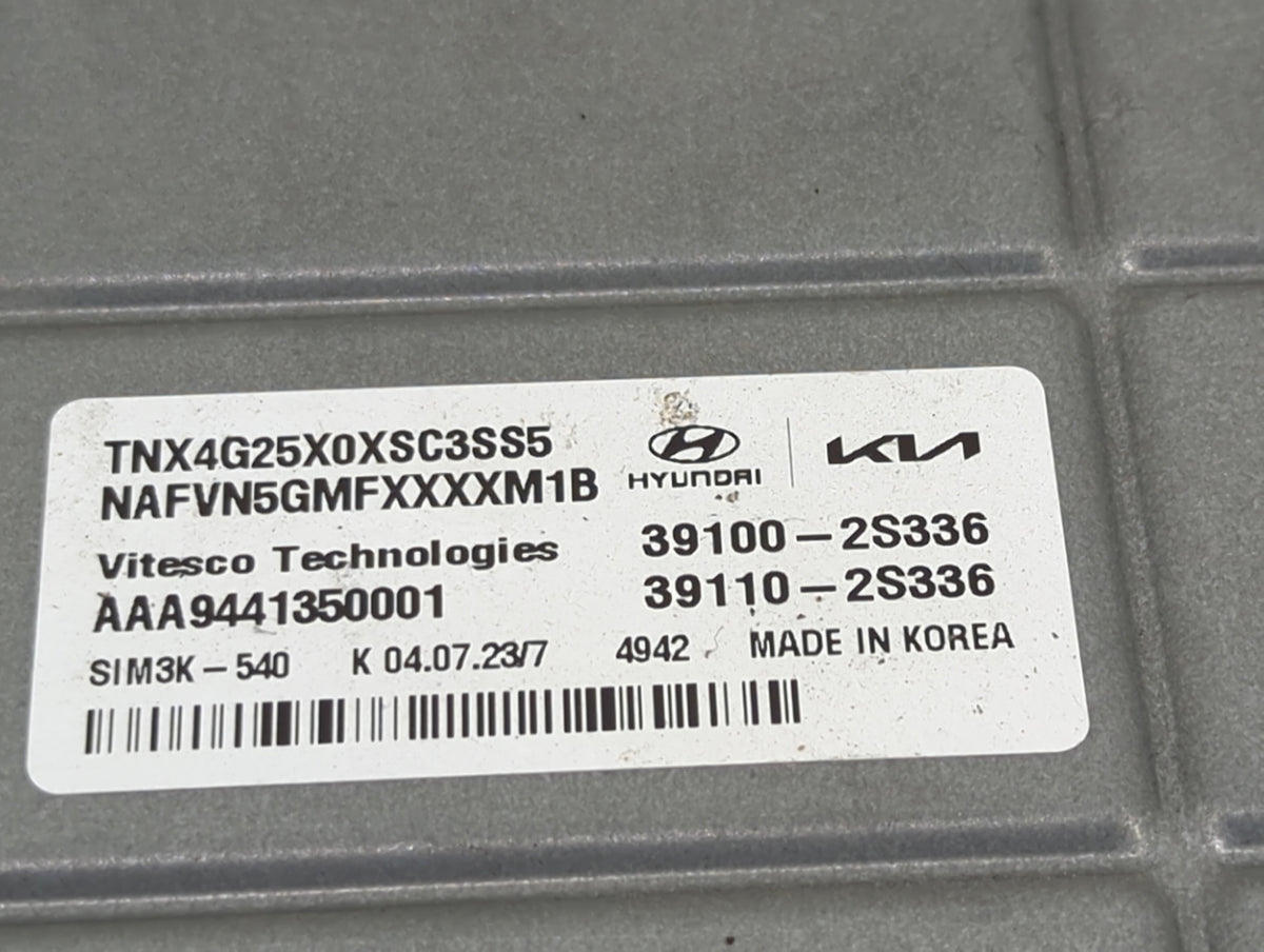 2024 Hyundai Tucson PCM Engine Control Computer ECU ECM PCU OEM P/N:39100-2S336 39110-2S336, TNX4G25X0XSC3SS5, NAFVN5GMFXXXX