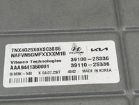 2024 Hyundai Tucson PCM Engine Control Computer ECU ECM PCU OEM P/N:39100-2S336 39110-2S336, TNX4G25X0XSC3SS5 Fits OEM Used 