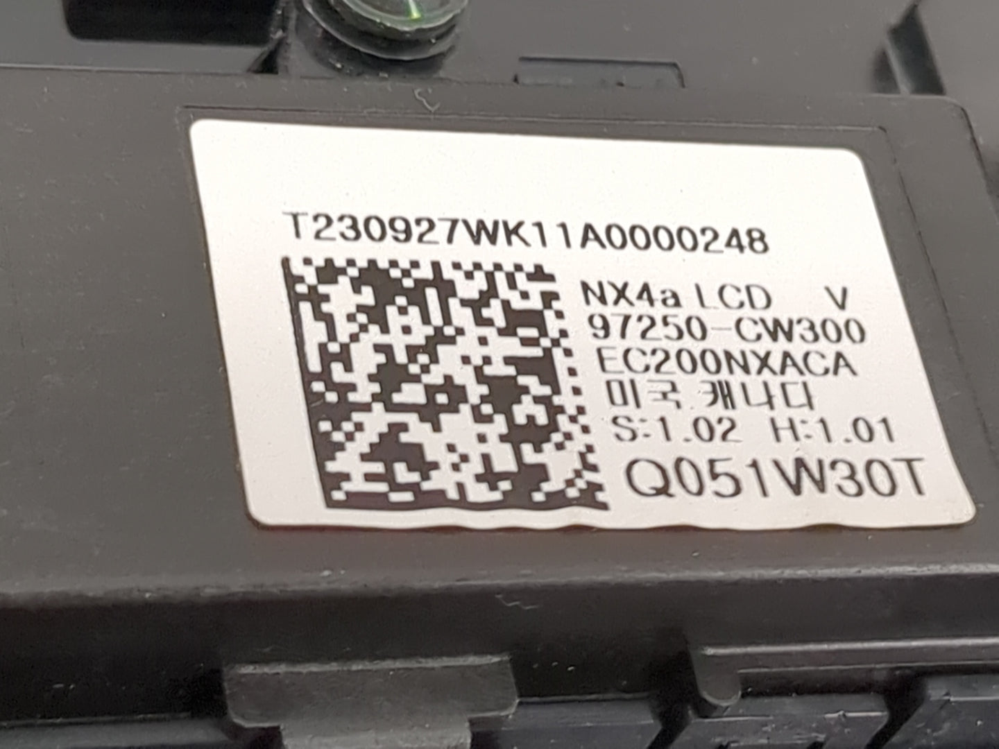 2022 Hyundai Tucson Radio AM FM Cd Player Receiver Replacement P/N:97250-CW300 EC200NXACA Fits OEM Used Auto Parts - Oemused