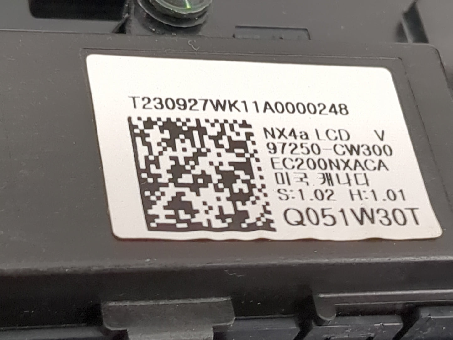 2022 Hyundai Tucson Radio AM FM Cd Player Receiver Replacement P/N:97250-CW300 EC200NXACA Fits OEM Used Auto Parts - Oemused