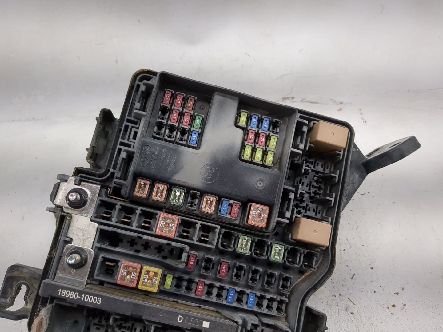 2022 Hyundai Tucson Fusebox Fuse Box Panel Relay Module P/N:18980-10003 91956-CW010 Fits OEM Used Auto Parts - Oemusedautopa