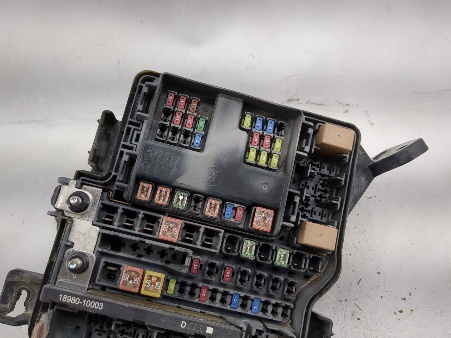 2022 Hyundai Tucson Fusebox Fuse Box Panel Relay Module P/N:18980-10003 91956-CW010 Fits OEM Used Auto Parts - Oemusedautopa