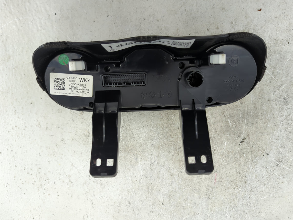 2024 Hyundai Venue Climate Control Module Temperature AC/Heater Replacement P/N:97250-K2DF0 C20039-B130 Fits OEM Used Auto P