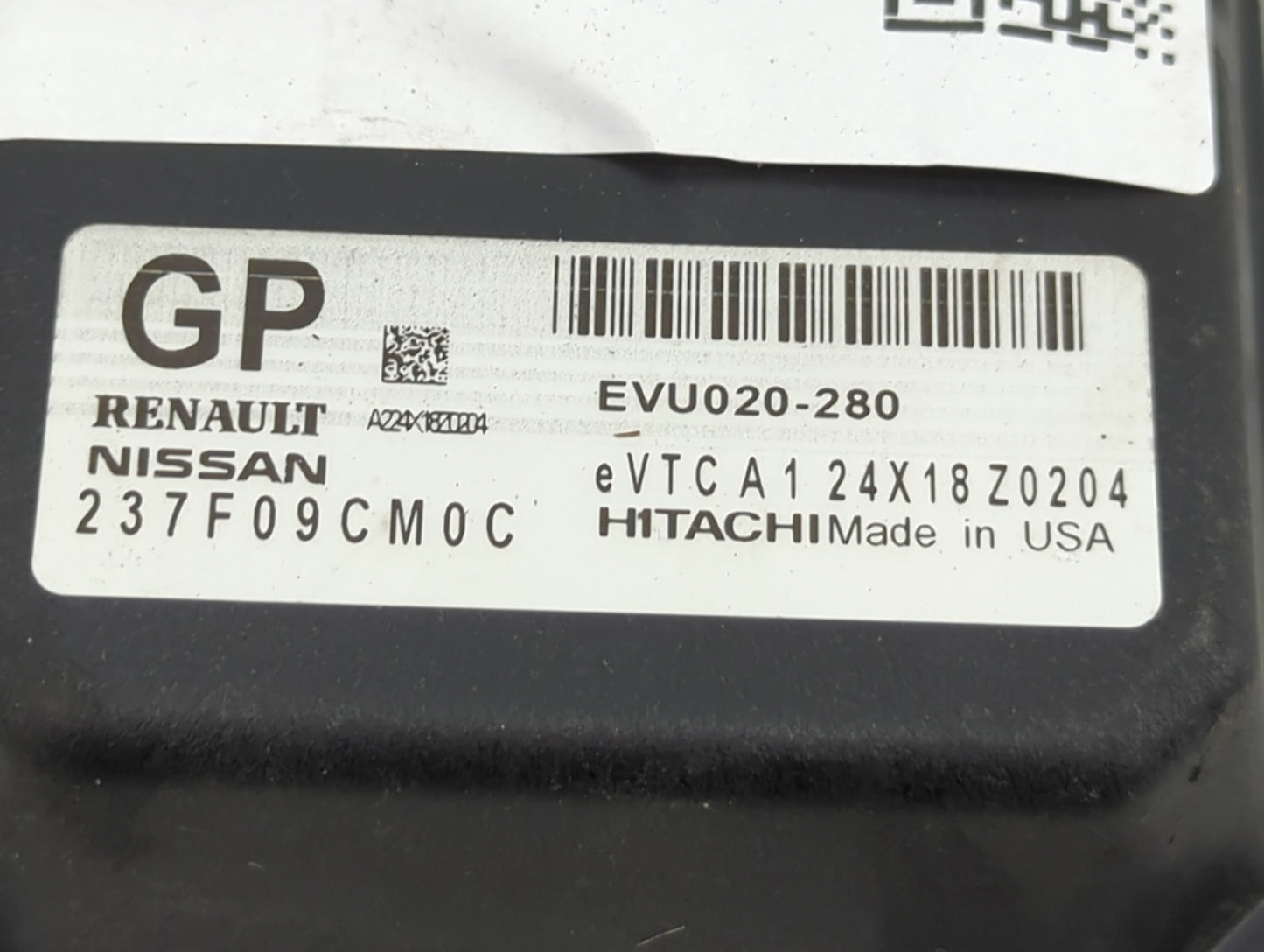 2024 Infiniti Qx50 PCM Engine Control Computer ECU ECM PCU OEM P/N:EVU020-280 237F09CM0C, eVTCA124X18Z0204 Fits OEM Used Aut