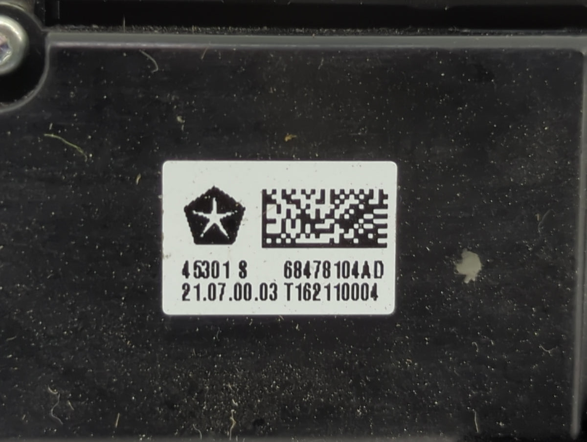 2024 Jeep Cherokee Climate Control Module Temperature AC/Heater Replacement Fits OEM Used Auto Parts - Oemusedautoparts1.com