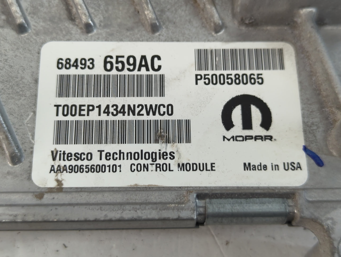 2024 Jeep Compass PCM Engine Control Computer ECU ECM PCU OEM P/N:P68645933AC 68493659AC, P50058065 Fits OEM Used Auto Parts