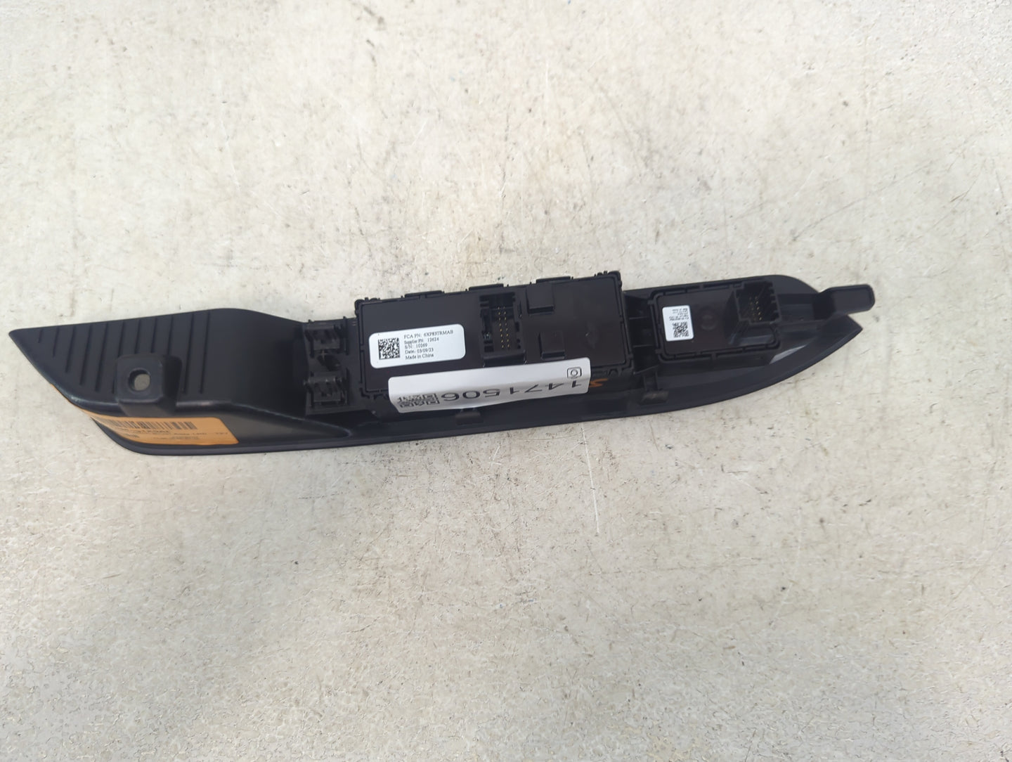 2024 Jeep Compass Master Power Window Switch Replacement Driver Side Left P/N:7BM491X9AE Fits OEM Used Auto Parts - Oemuseda