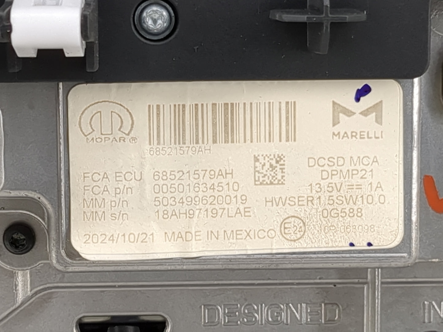 2024 Jeep Compass Information Display Screen - Oemusedautoparts1.com