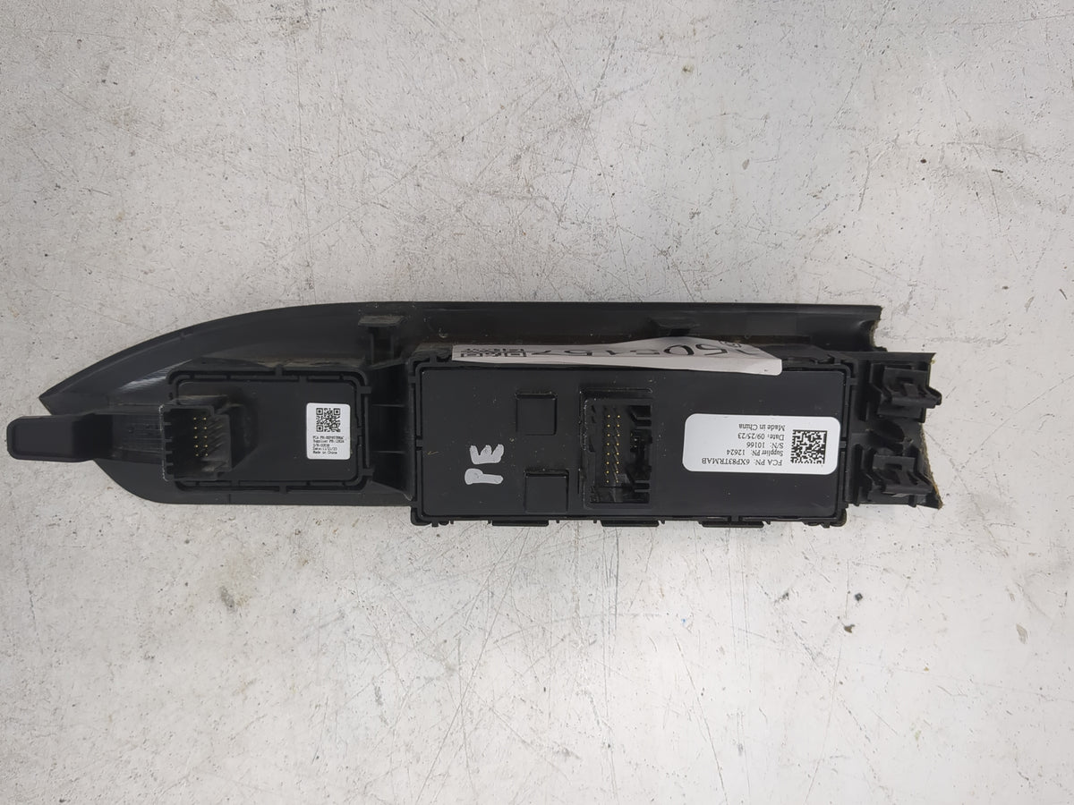 2024 Jeep Compass Master Power Window Switch Replacement Driver Side Left P/N:6XP83TRMAB 12624 Fits OEM Used Auto Parts - Oe