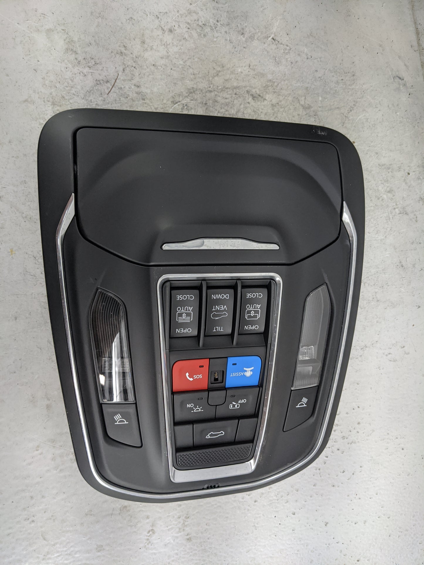 2021-2022 Jeep Grand Cherokee Overhead Console W/rear Climate Control 1483338 - Oemusedautoparts1.com