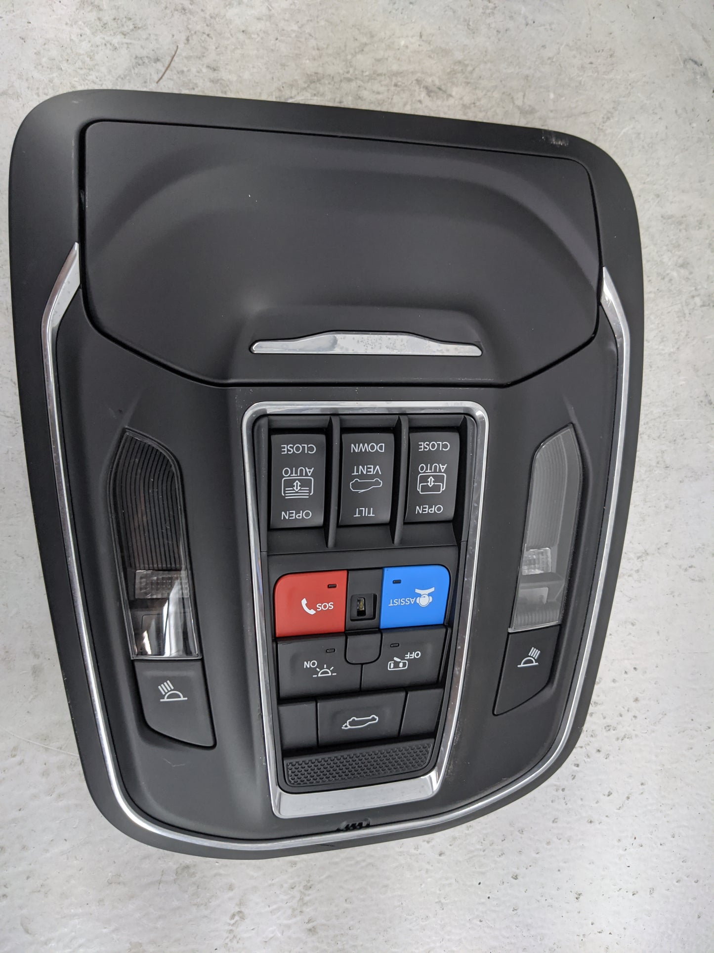 2021-2022 Jeep Grand Cherokee Overhead Console W/rear Climate Control 1483338 - Oemusedautoparts1.com