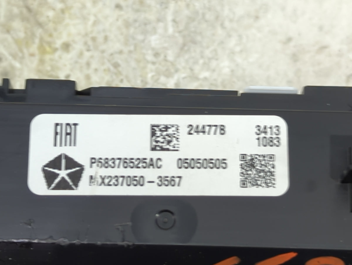 2021-2022 Jeep Grand Cherokee Climate Control Module Temperature AC/Heater Replacement P/N:P68376525AC MX237050-3567 Fits OE