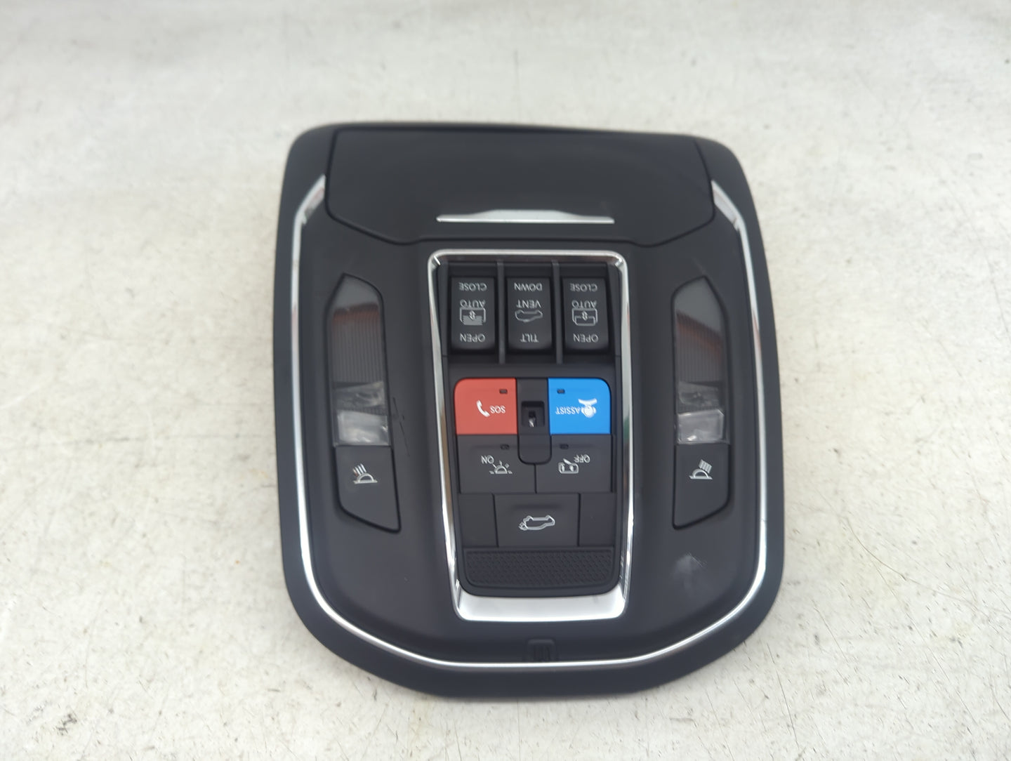Jeep Wagoneer Overhead Console W/rear Climate Control Black - Oemusedautoparts1.com