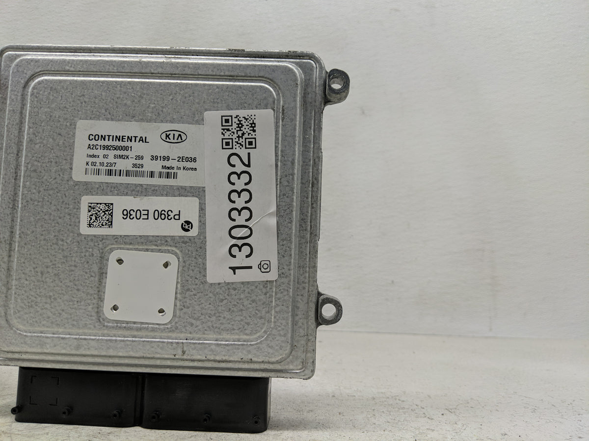 2024 Kia Forte PCM Engine Control Computer ECU ECM PCU OEM P/N:39199-2E036 OEM Used Auto Parts - Oemusedautoparts1.com