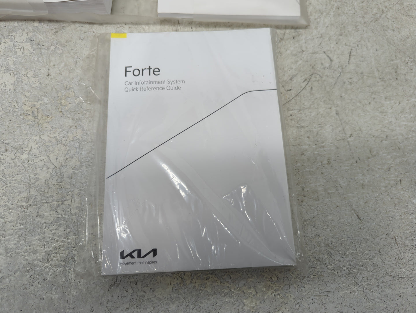2024 Kia Forte Owners Manual Book Guide P/N:W560EK-38A OEM Used Auto Parts - Oemusedautoparts1.com