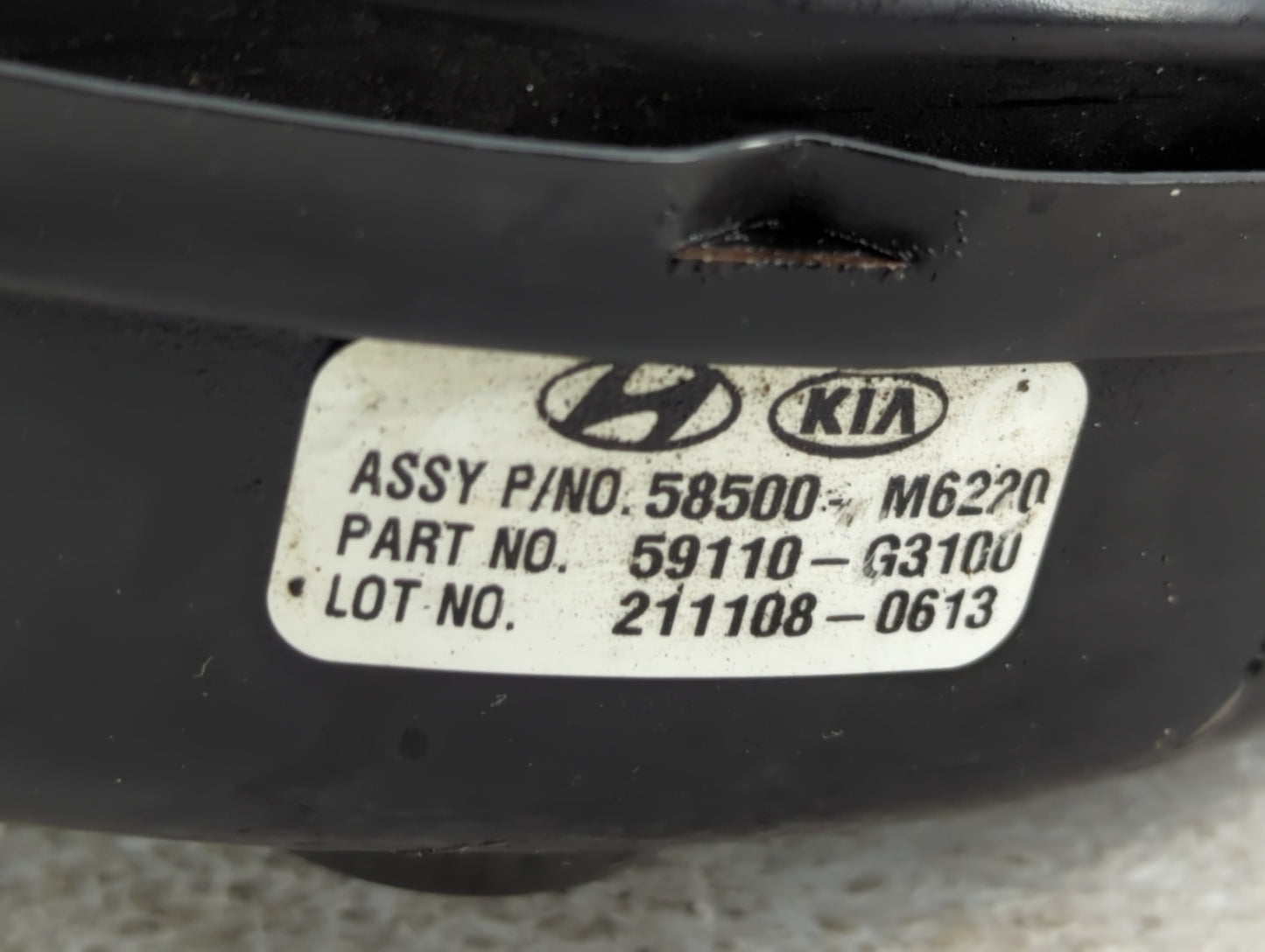2019-2022 Kia Forte Power Brake Booster Oem 1375926 - Oemusedautoparts1.com