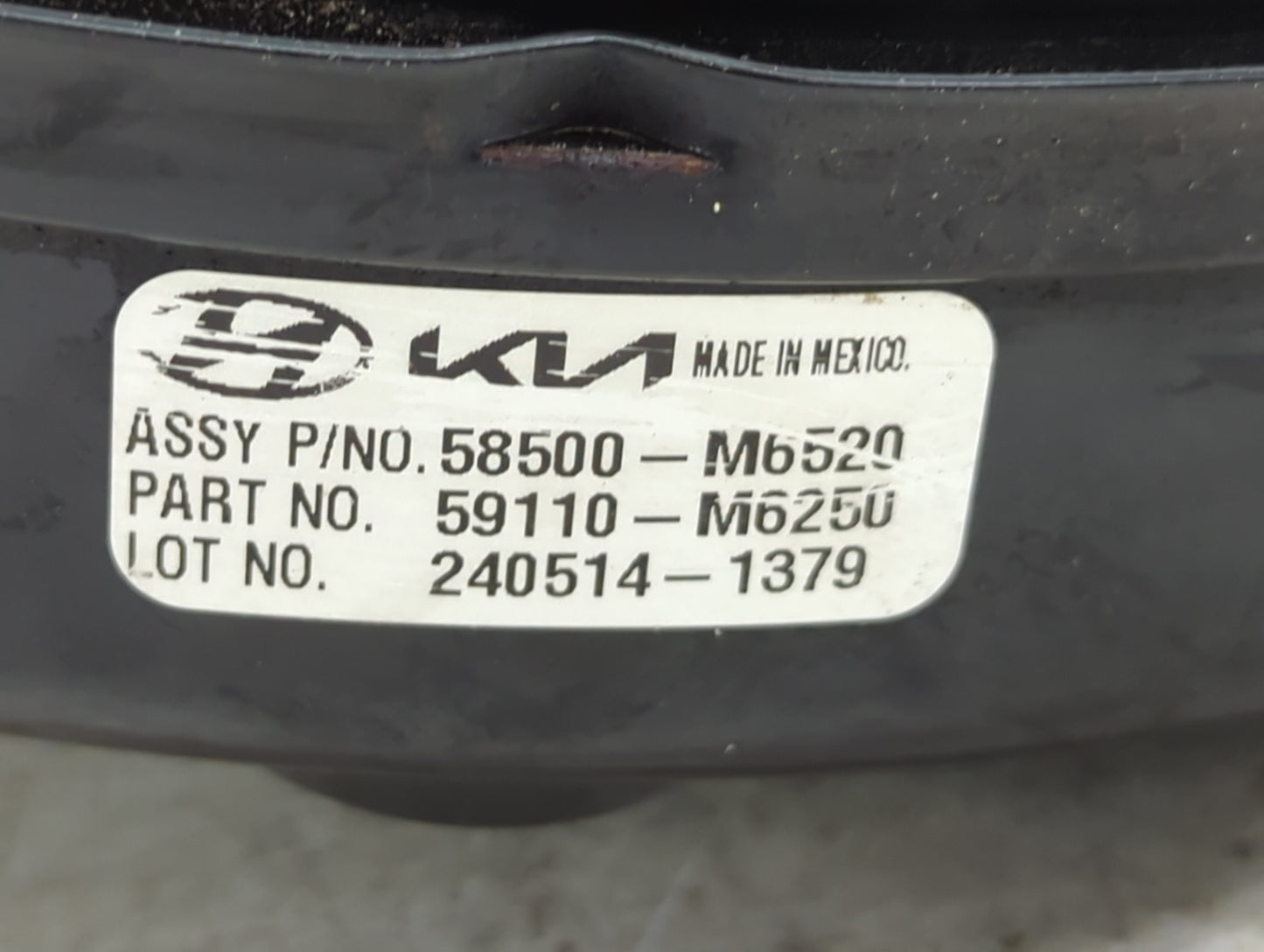 2020-2022 Kia Forte Power Brake Booster Oem - Oemusedautoparts1.com
