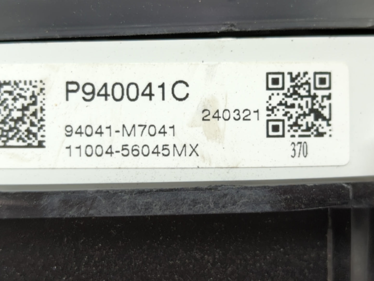 2022 Kia Forte Instrument Cluster Speedometer Gauges P/N:P940041C 94041-M7041 Miles:16K Fits OEM Used Auto Parts - Oemusedau