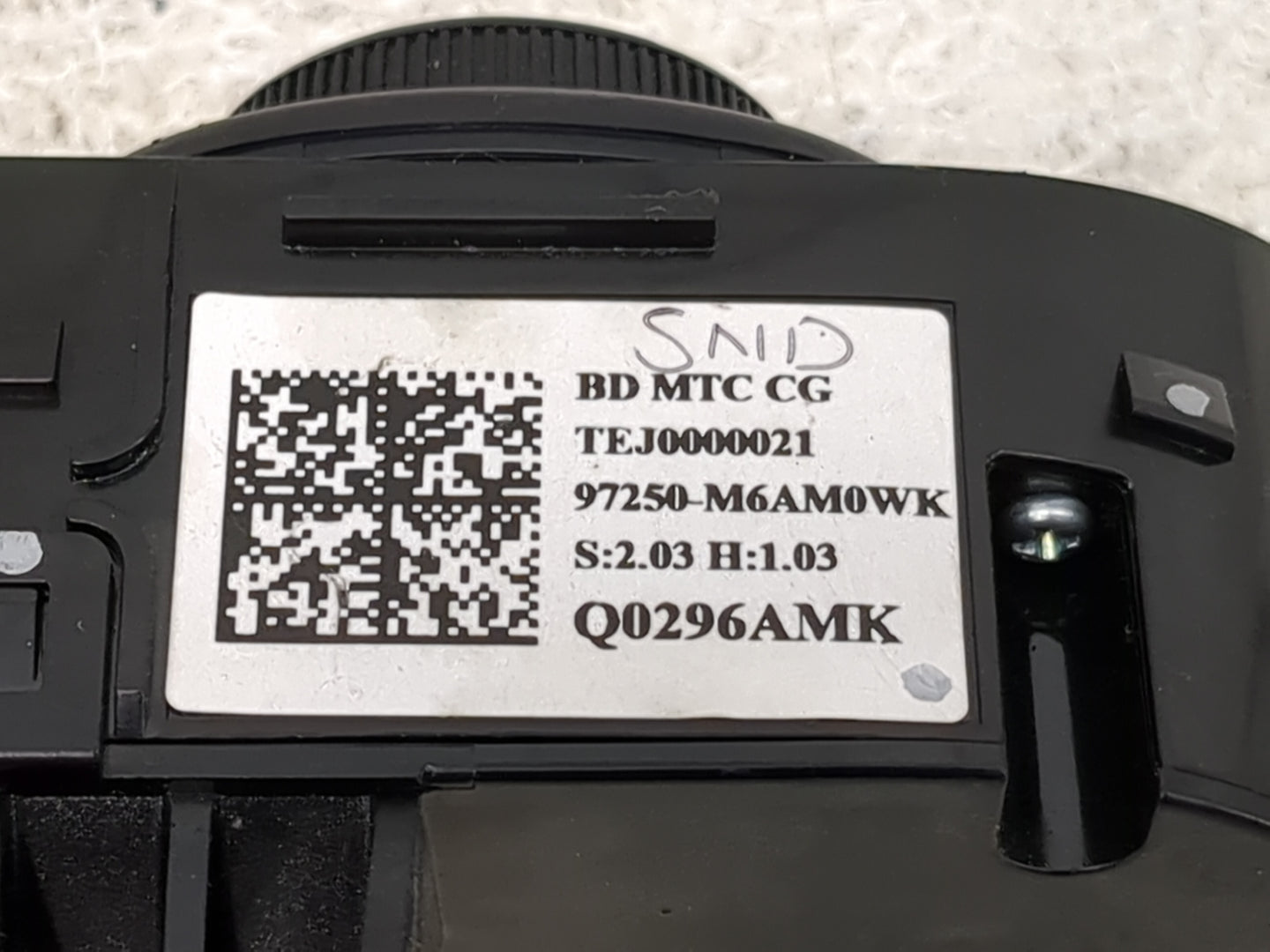 2022 Kia Forte Climate Control Module Temperature AC/Heater Replacement P/N:97250-M6AM0WK Fits OEM Used Auto Parts - Oemused