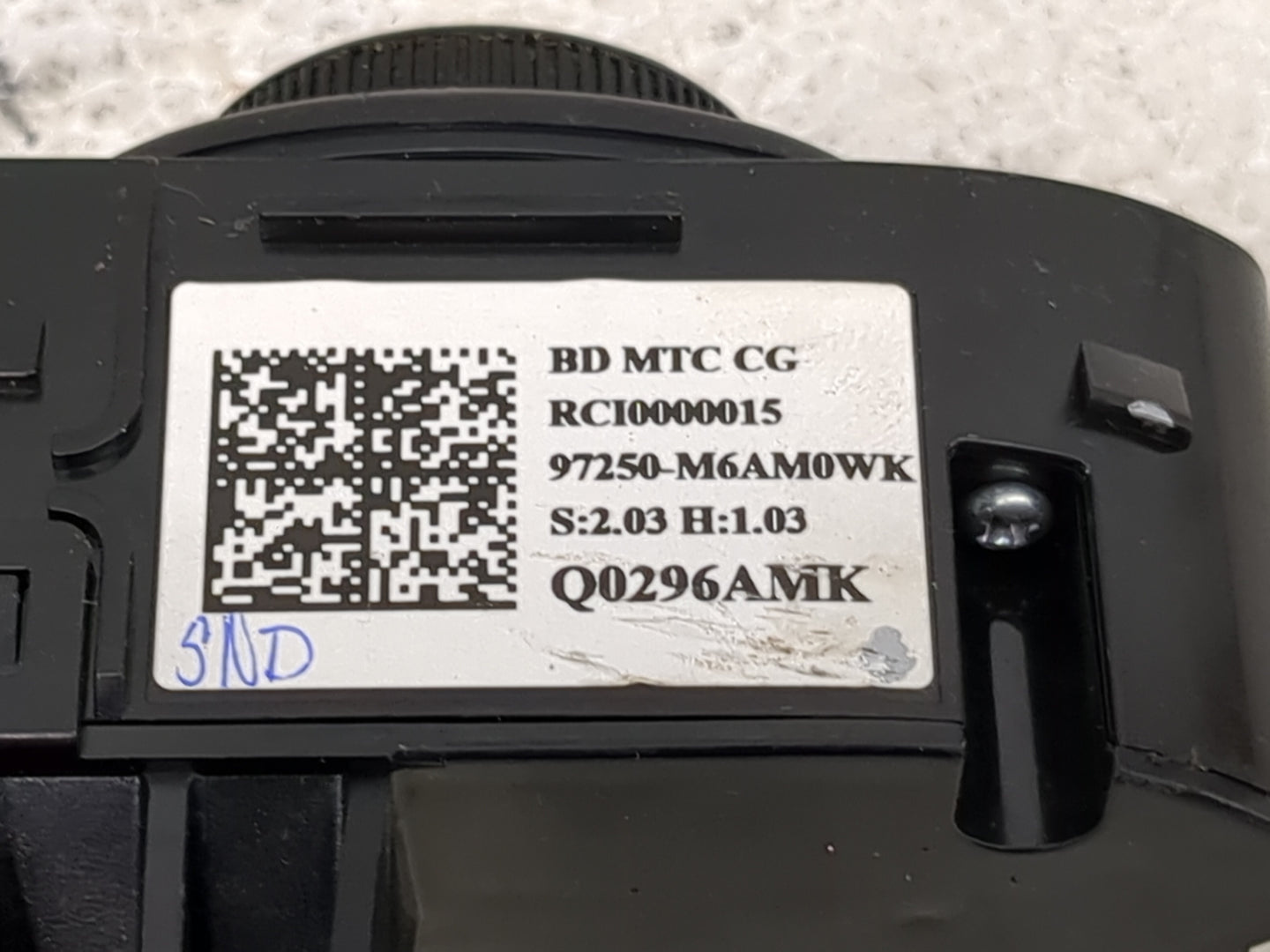 2022 Kia Forte Climate Control Module Temperature AC/Heater Replacement P/N:97250-M6AM0WK Fits OEM Used Auto Parts - Oemused