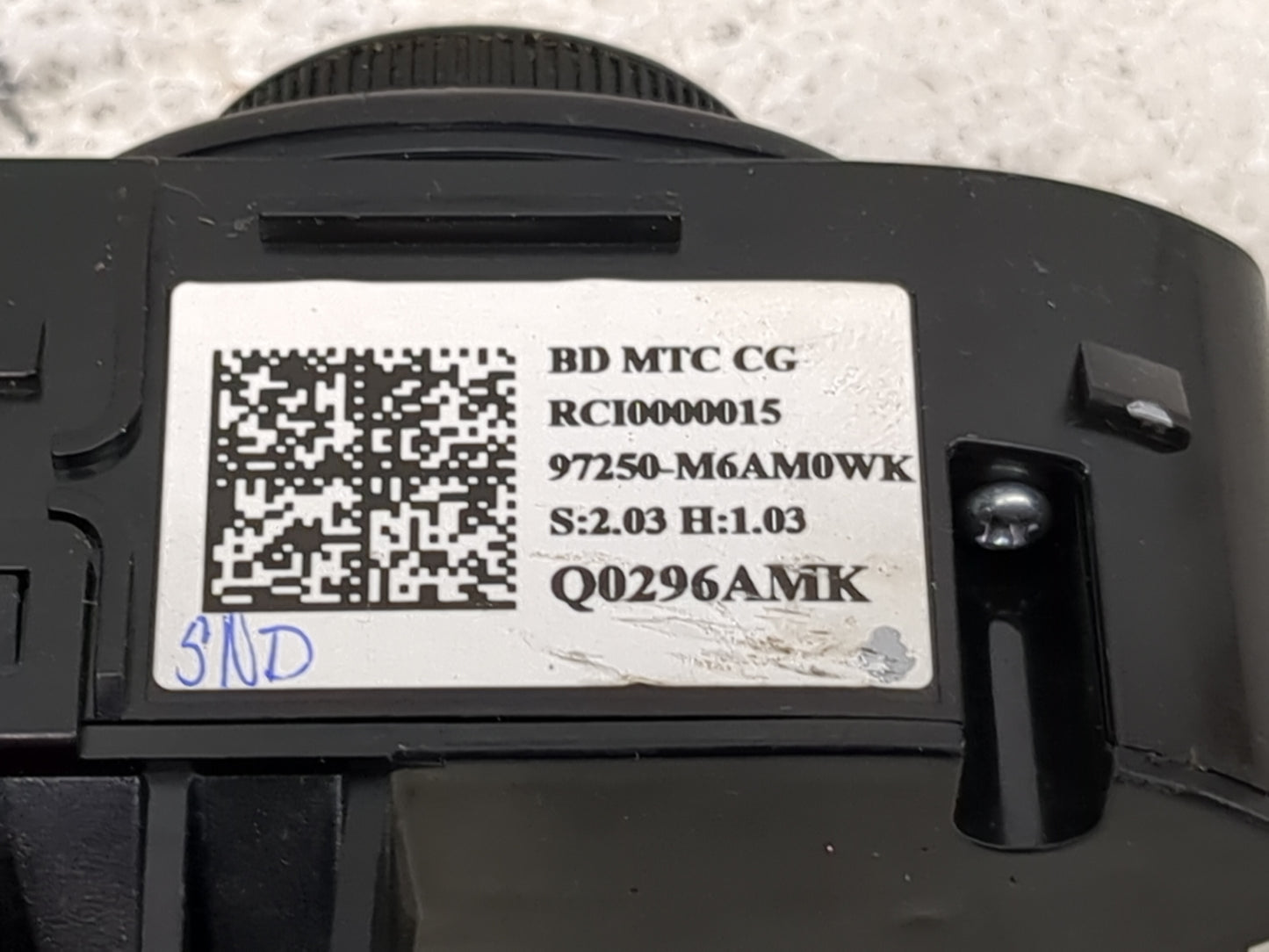 2022 Kia Forte Climate Control Module Temperature AC/Heater Replacement P/N:97250-M6AM0WK Fits OEM Used Auto Parts - Oemused
