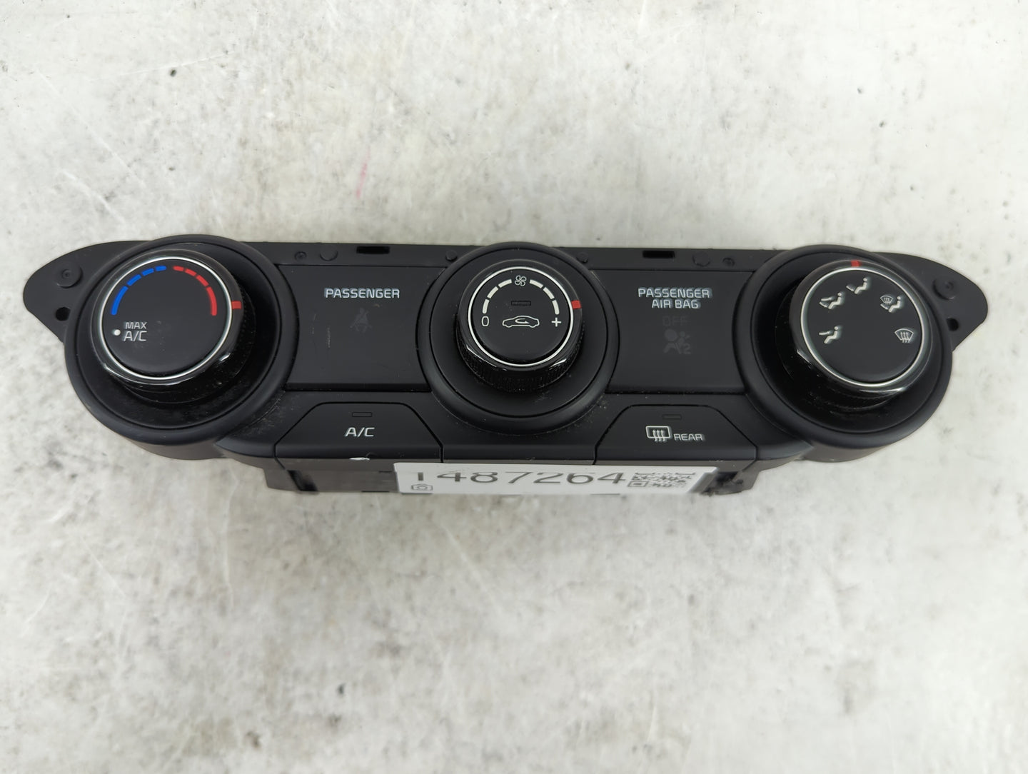 2022 Kia Forte Climate Control Module Temperature AC/Heater Replacement P/N:97250-M6AM0WK Q0296AMK Fits OEM Used Auto Parts 
