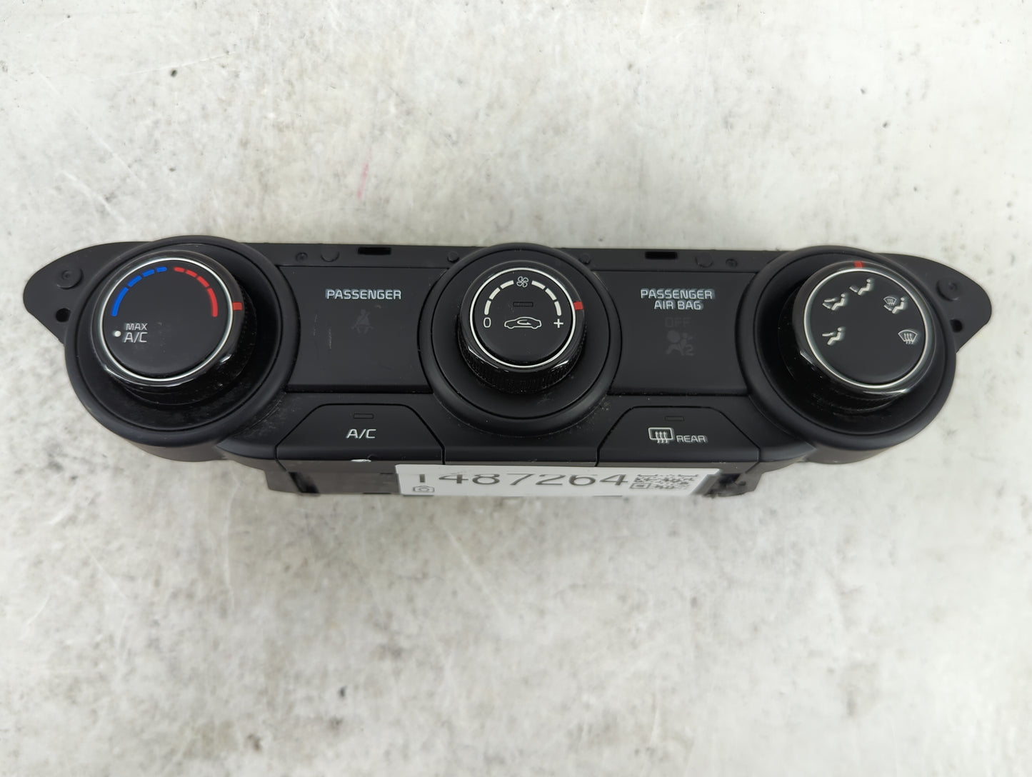 2022 Kia Forte Climate Control Module Temperature AC/Heater Replacement P/N:97250-M6AM0WK Q0296AMK Fits OEM Used Auto Parts 