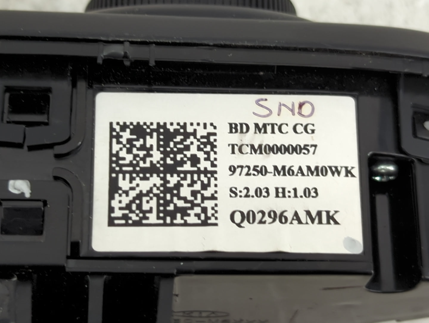 2022 Kia Forte Climate Control Module Temperature AC/Heater Replacement P/N:97250-M6AM0WK TCM0000057, Q0296AMK Fits OEM Used