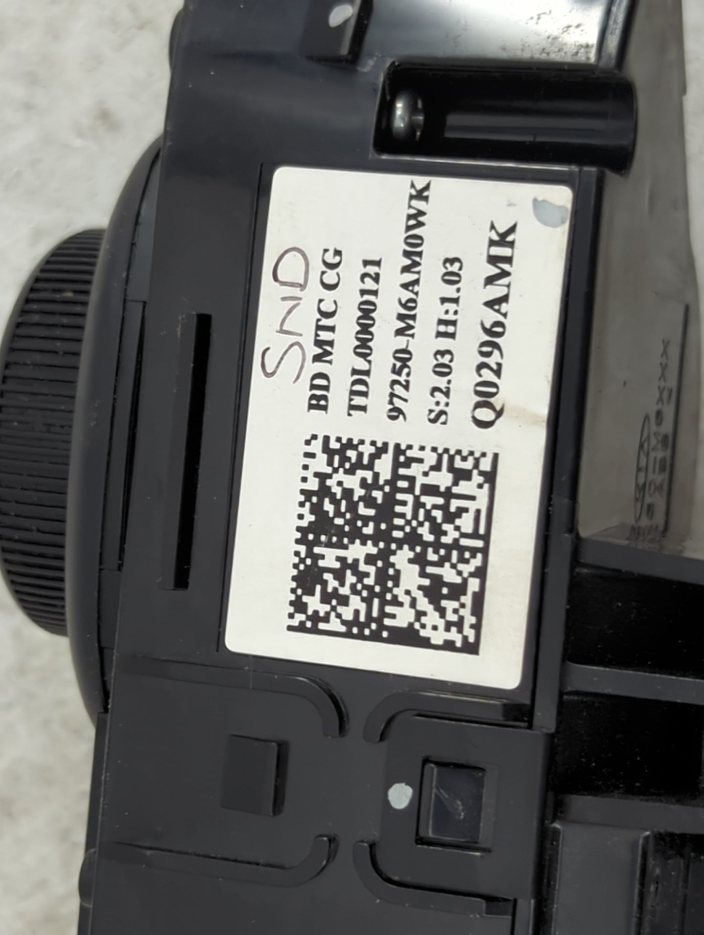 2022 Kia Forte Climate Control Module Temperature AC/Heater Replacement P/N:97250-M6AM0WK Q0296AMK Fits OEM Used Auto Parts 