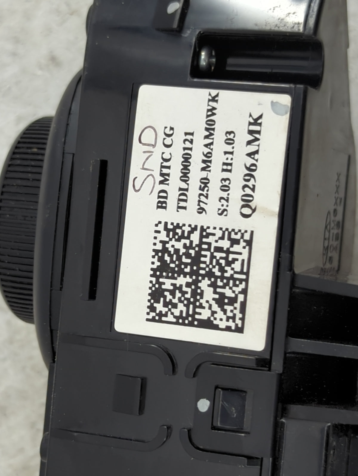 2022 Kia Forte Climate Control Module Temperature AC/Heater Replacement P/N:97250-M6AM0WK Q0296AMK Fits OEM Used Auto Parts 