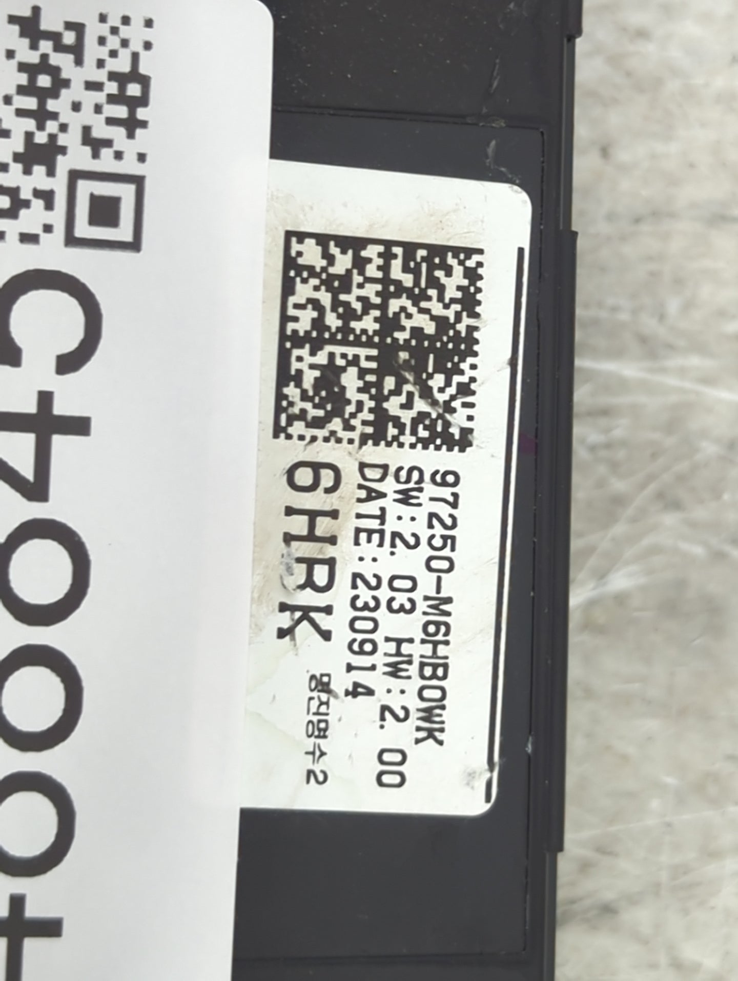 2022 Kia Forte Climate Control Module Temperature AC/Heater Replacement P/N:97250-M6HB0WK Fits OEM Used Auto Parts - Oemused