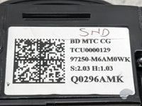2022 Kia Forte Climate Control Module Temperature AC/Heater Replacement P/N:97250-M6AM0WK 97250-M6XXX Fits OEM Used Auto Par