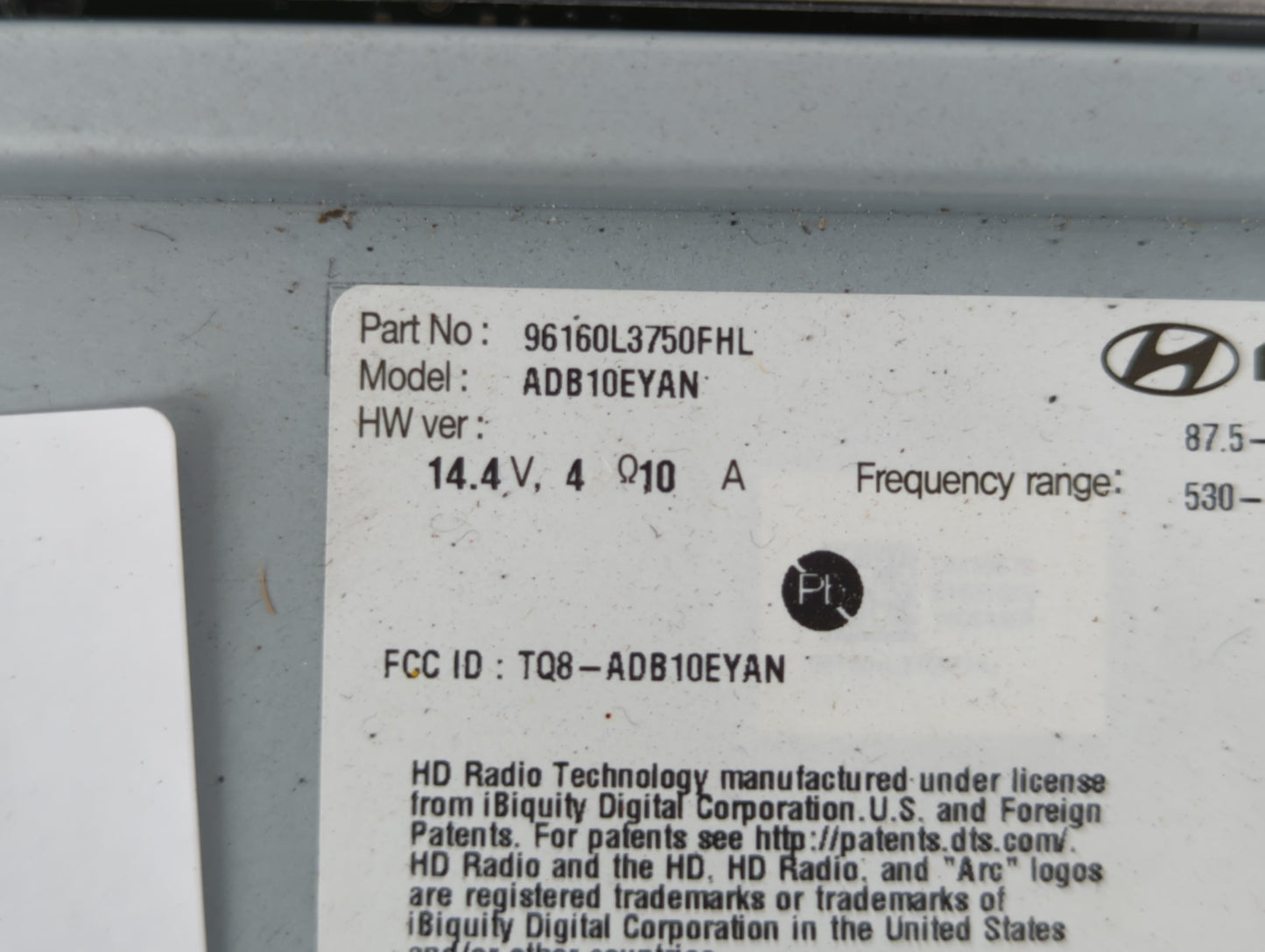 2024 Kia K5 Radio AM FM Cd Player Receiver Replacement P/N:96160L3750FHL Fits OEM Used Auto Parts - Oemusedautoparts1.com