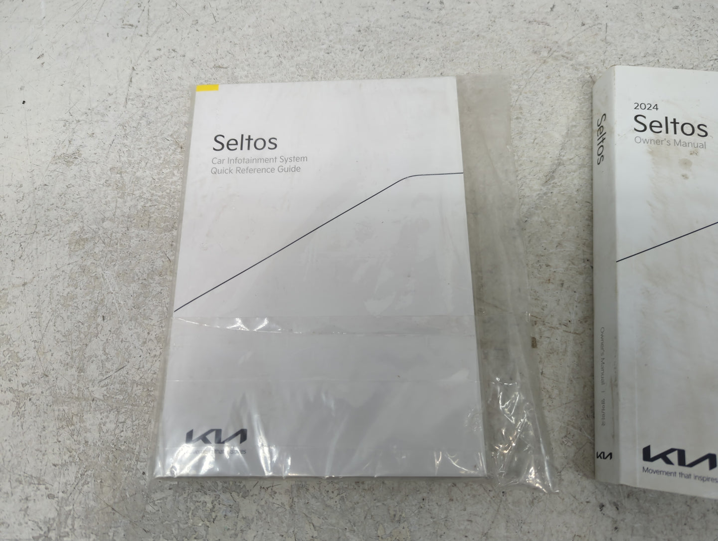 2024 Kia Seltos Owners Manual Book Guide P/N:RTHO-EU39D Q5MS7-BK008 OEM Used Auto Parts - Oemusedautoparts1.com
